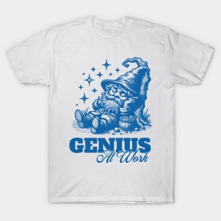 sleeping dwarf | genius at work T-Shirt